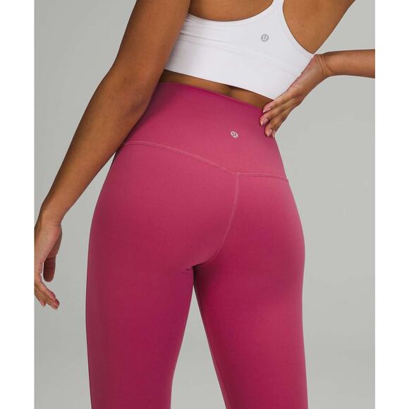 Lululemon Align High-Rise Pant 25” Nulu Size 0 Pink - Picture 4 of 7